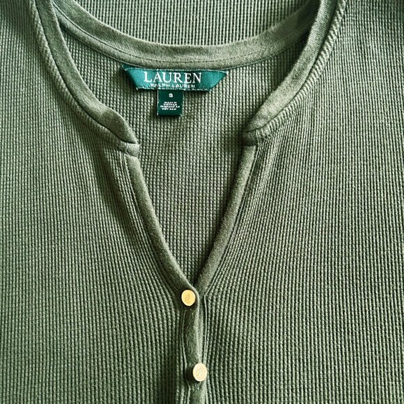 LRL Jersey Shirt Dress - Picture 7 of 7